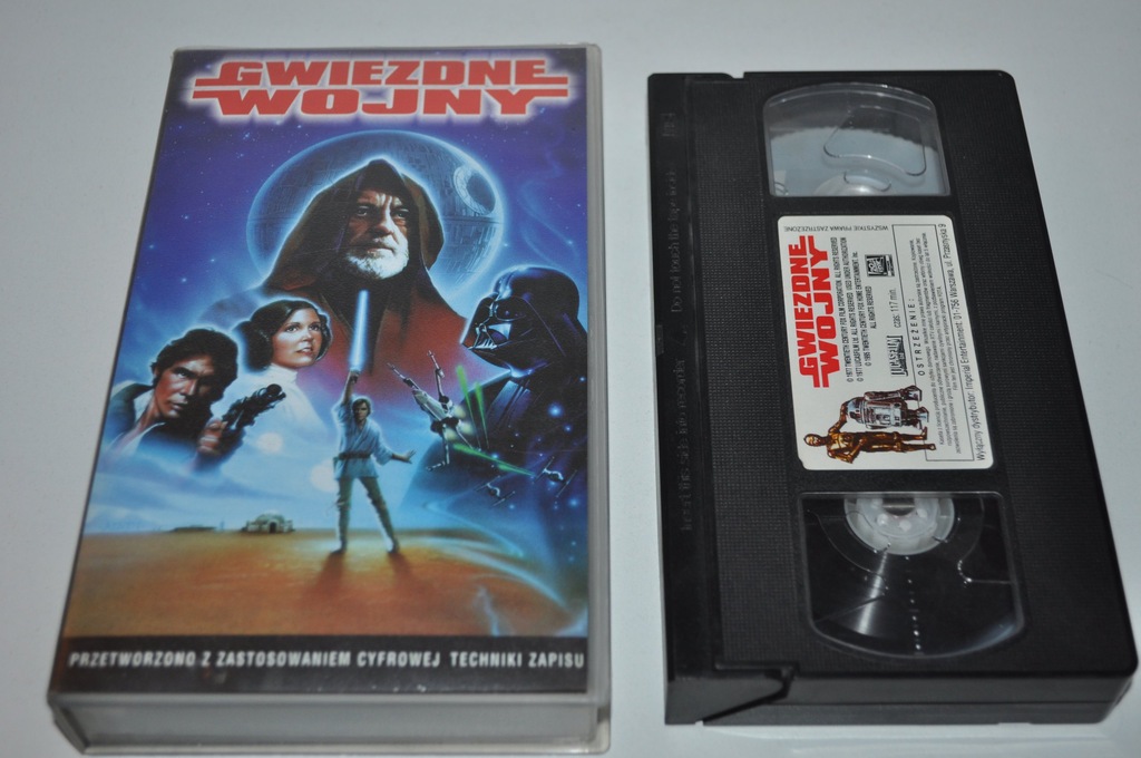 KASETA VHS GWIEZDNE WOJNY 7081693507 Oficjalne Archiwum Allegro