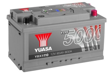 Akumulator YUASA 12V 90Ah/800A YBX5000 Silver High