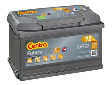 Батарея центры Futura 12V 72ah 720a