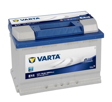 Akumulator VARTA BLUE DYNAMIC 12V 74AH 680A P+ E11