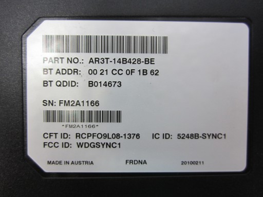 Модуль драйвера синхронізації Ford Mustang 2011 - 2