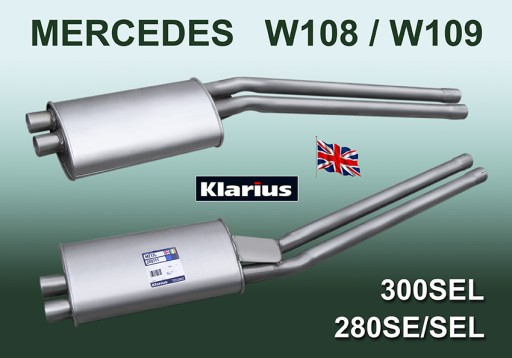 Середній глушник MERCEDES W108 W109 V8 - 2