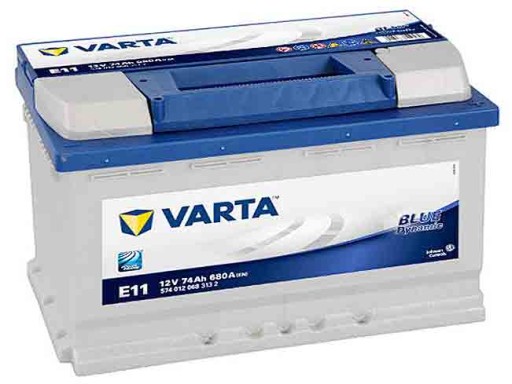 Аккумуляторная батарея Varta BLUE E11 74ah 680A 74AH - 1