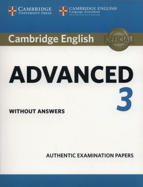 

Cambridge English Advanced 3 Authentic examination