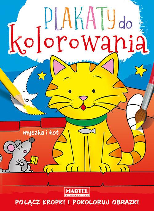 

Plakaty do kolorowania Myszka i kot
