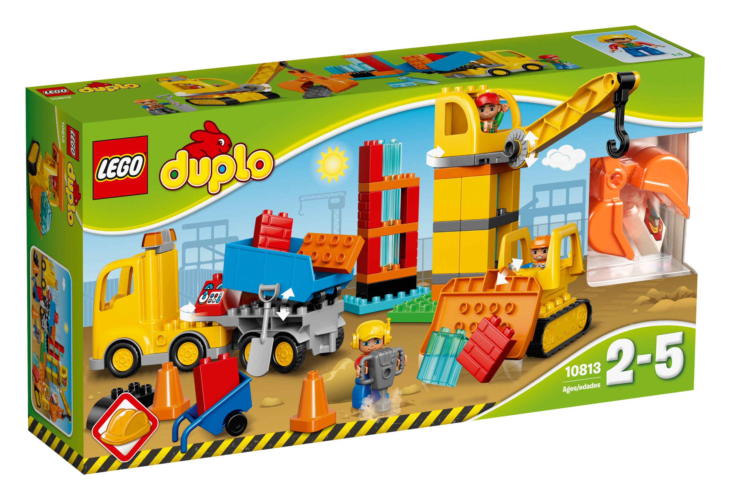 Klocki Duplo Dla 3 Latka Klocki LEGO DUPLO Wielka budowa 10813 8522503437 - Allegro.pl