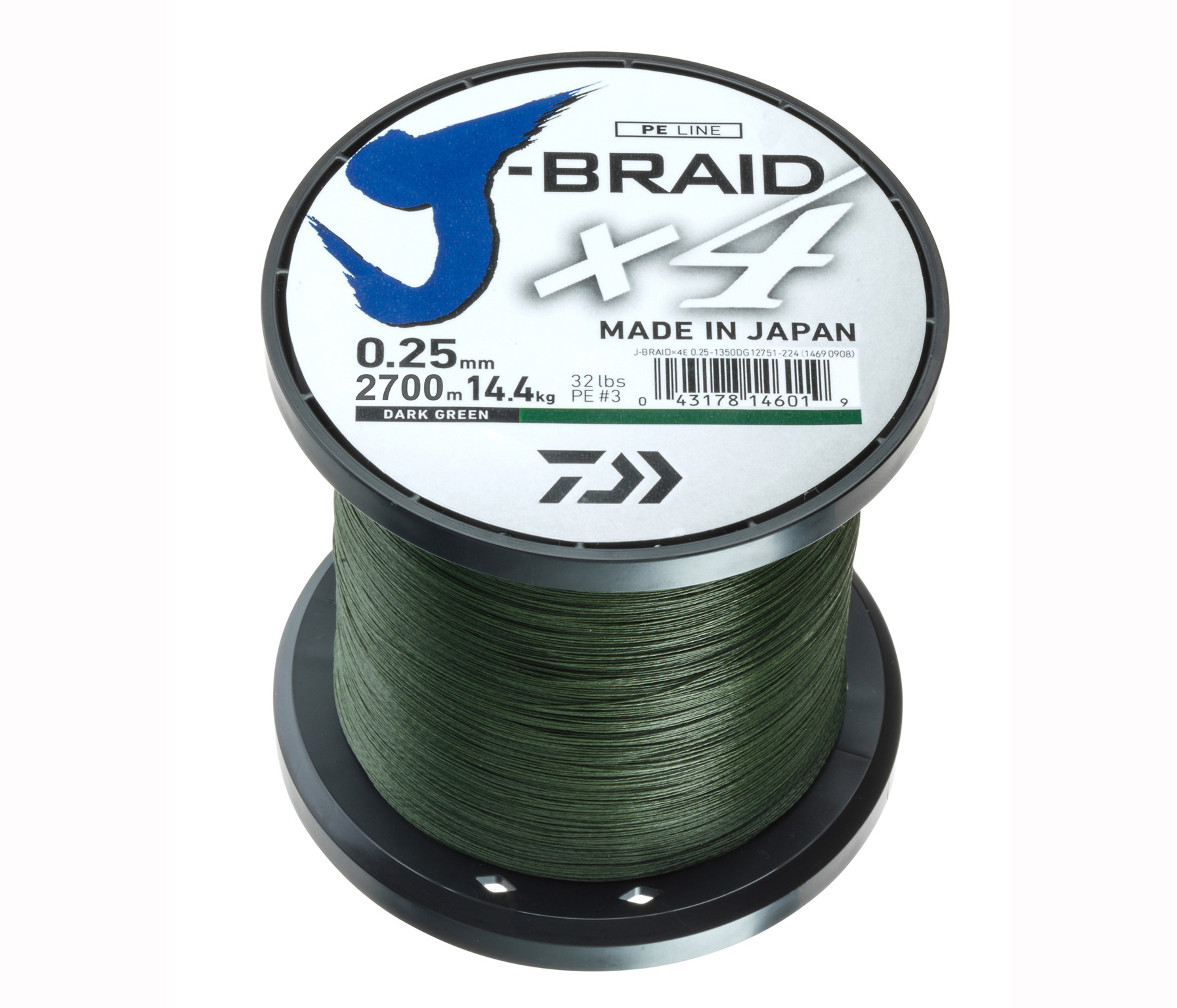 Plecionka Daiwa J-braid X4 0,19mm/2700 m