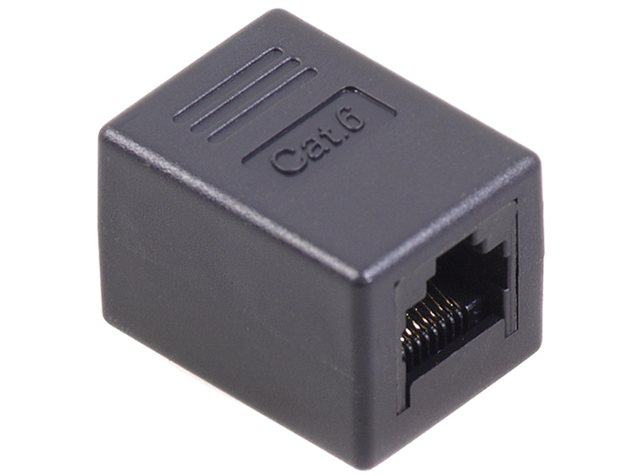 

Łącznik Adapter Wtyku RJ45 8P8C Gold Plated CAT6