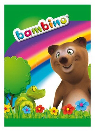 

Bambino zeszyt A5 16k linia dwukolorowa laminowany