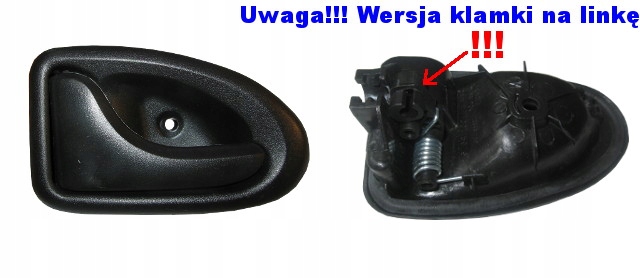 RENAULT CLIO II 2 KLAMKA WEWNĘTRZNA LEWA PRZEDNIA Producent części Inny