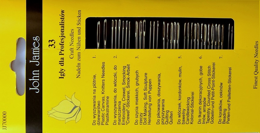 33 ИГЛЫ ДЛЯ ПРОФЕССИОНАЛОВ БОЛЬШОЙ АБОНЕМЕНТ JJ70000