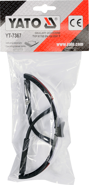 YATO OKULARY OCHRONNE ROBOCZE BEZBARWNE Kod producenta YT-7367