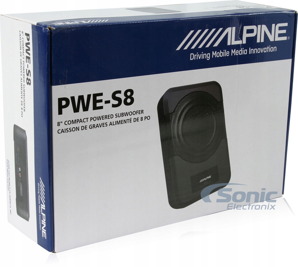 SUBWOOFER AKTYWNY POD SIEDZENIE ALPINE PWE-S8 Model PWE-S8