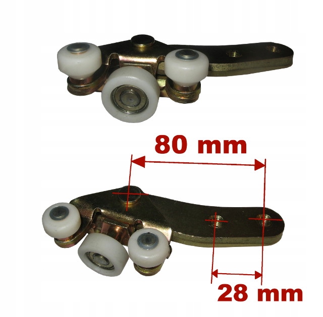 VW T4 TRANSPORTER ROLKA ZAWIAS DÓŁ DRZWI SUWANYCH Producent części Inny