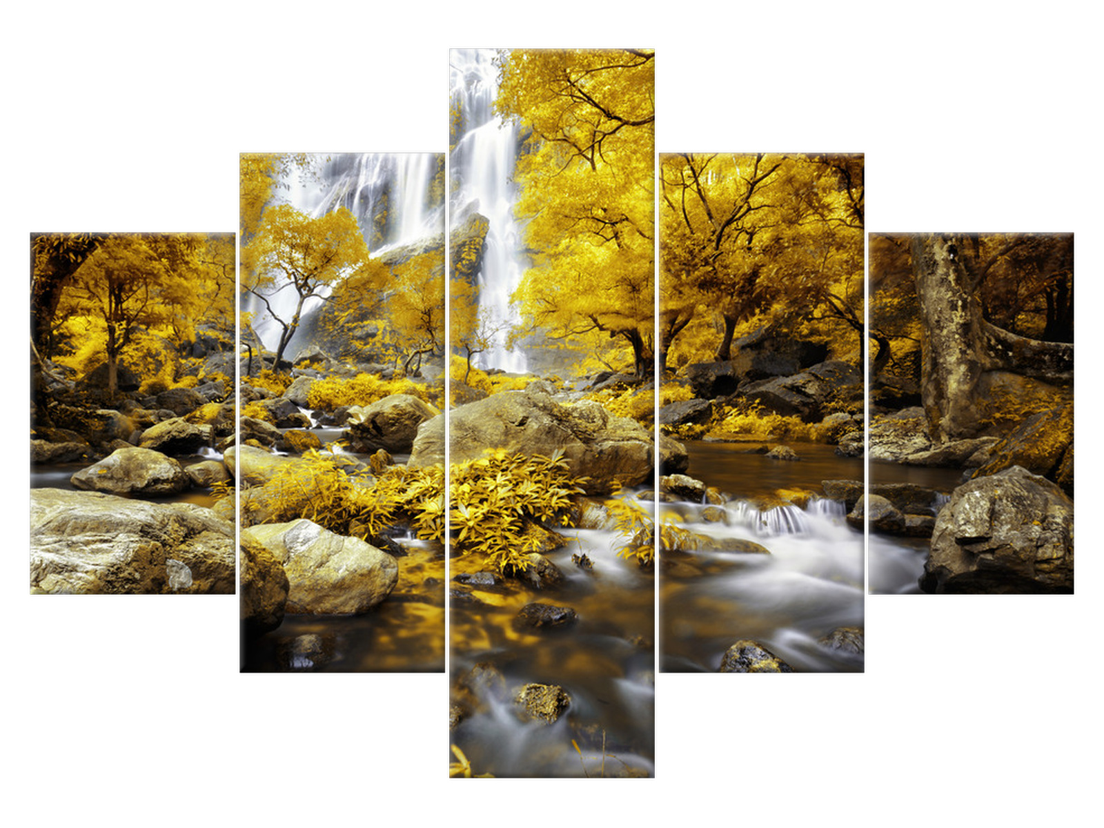 

Obraz Jesienny Wodospad 100x70 Drzewo 2483A_5A