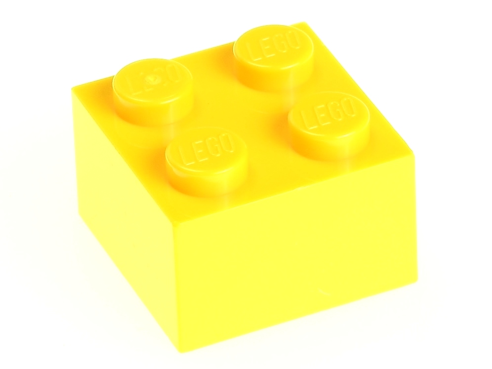 

Lego Klocek zwykły 2x2 3003 żółty - 4 szt.