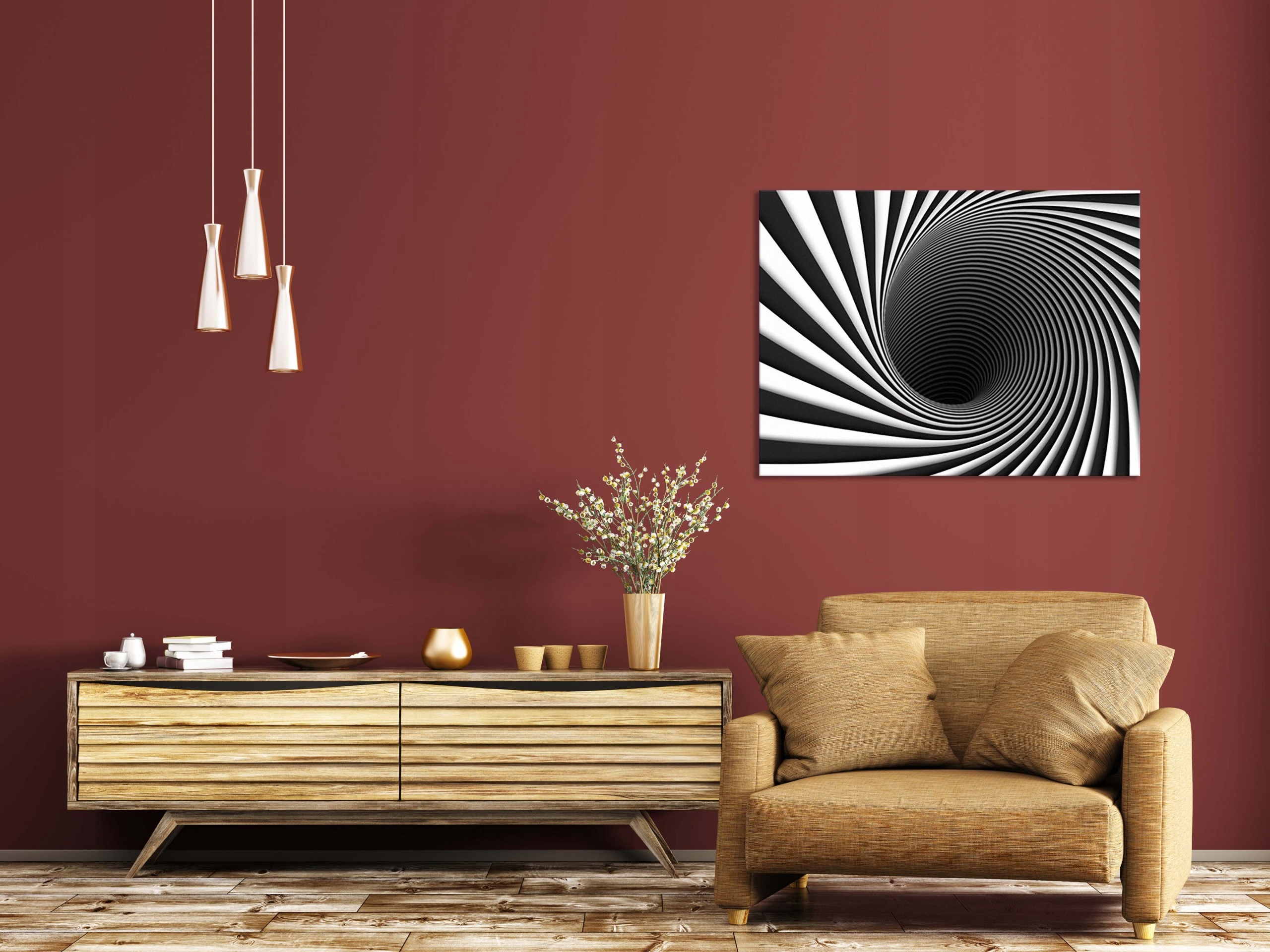 OBRAZ na płótnie ABSTRAKCJA 192286178 120x80 WZORY Szerokość produktu 120 cm