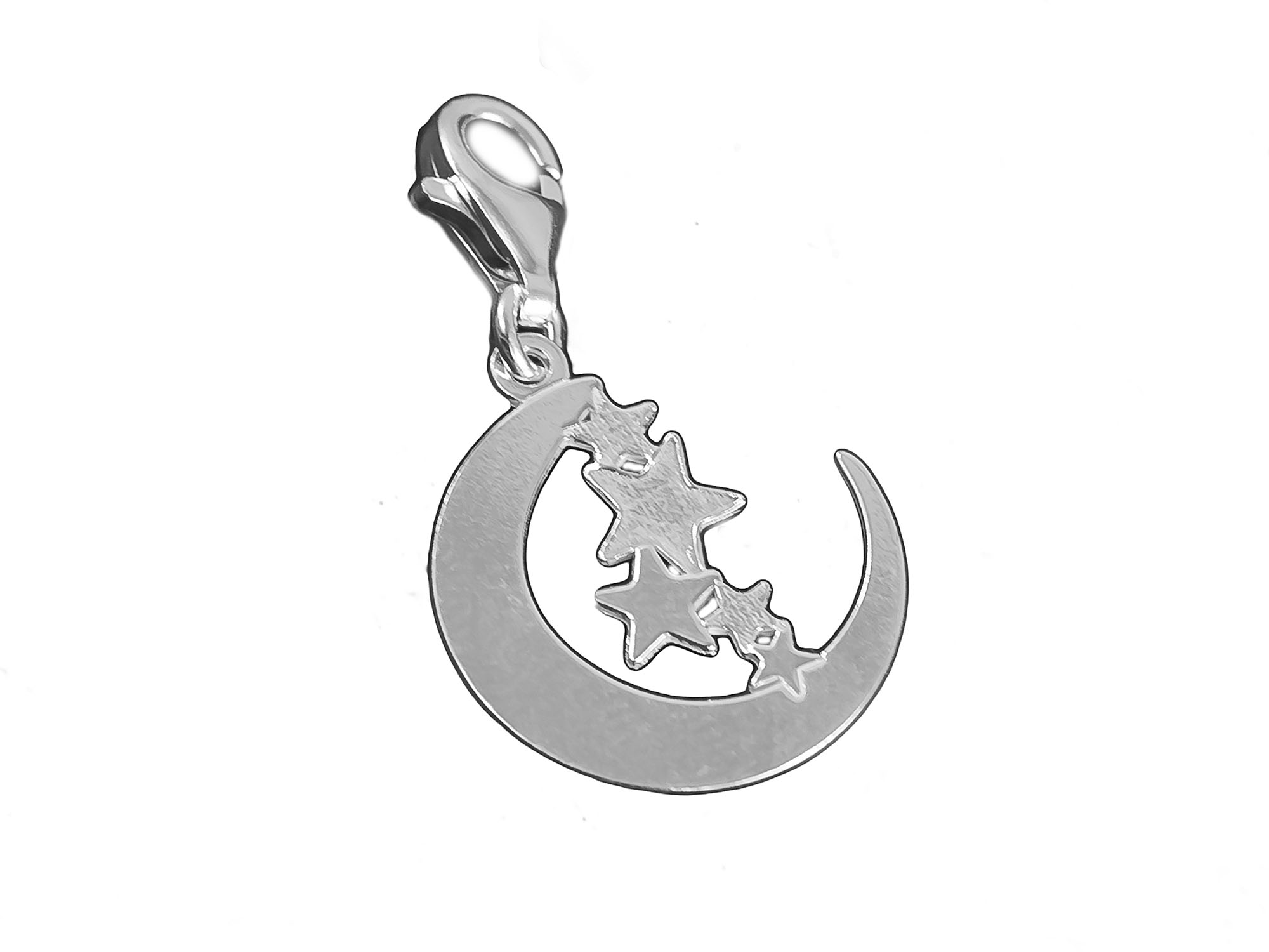 

Charms Księżyc & Gwiazdki Noc Srebro Wisiorek