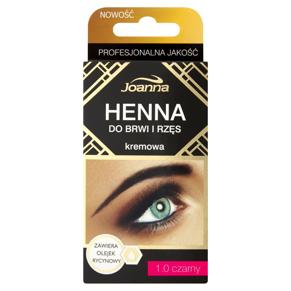 

Joanna Henna w kremie do brwi i rzęs Czarna 15ml