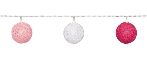 

Cotton ball różowe! 10 Led. Love, romantycznie