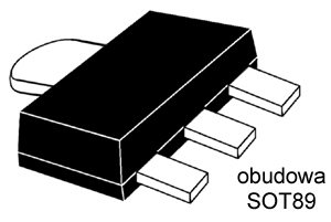 [STcs] BCX54 Tranzystor Npn 45V 1A SOT89