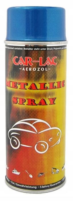 

Niebieski Metalik Akryl Farba Lakier Spray 400ML
