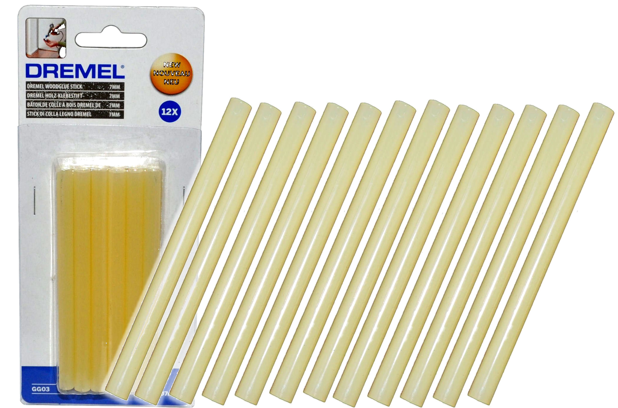 

Sztyfty kleju do drewna 7mm GG03 Dremel Glue-gun
