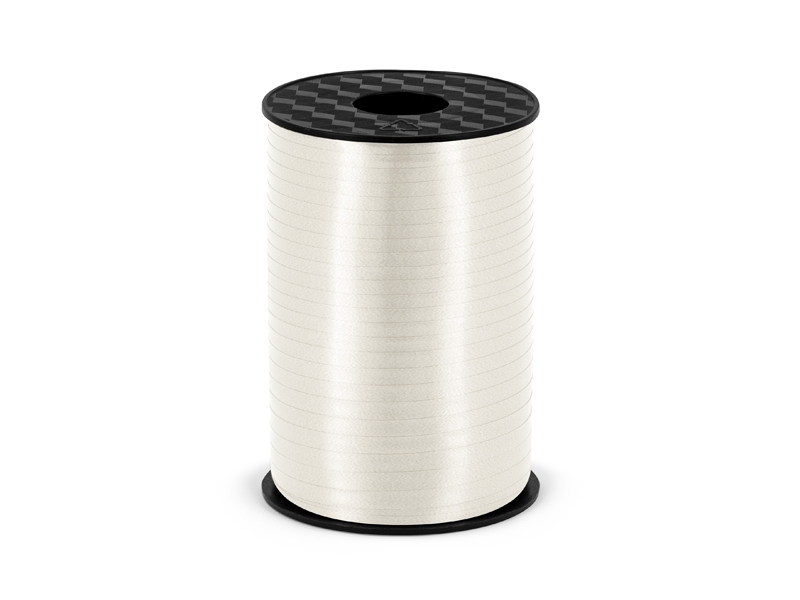 

Wstążka plastikowa 5mm x 225m Biała 008 Balony