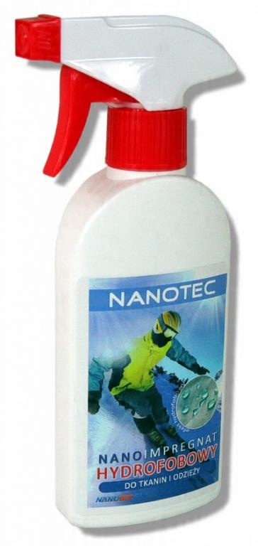 

Hydrofobowy impregnat do namiotów kurtek membraną