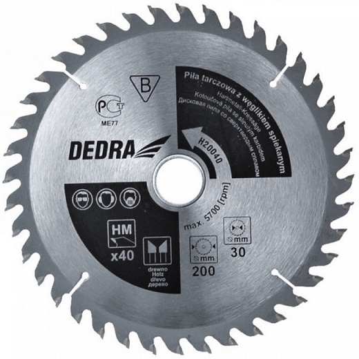 

Dedra H13024 Piła Tarczowa Do Drewna 130x24x20