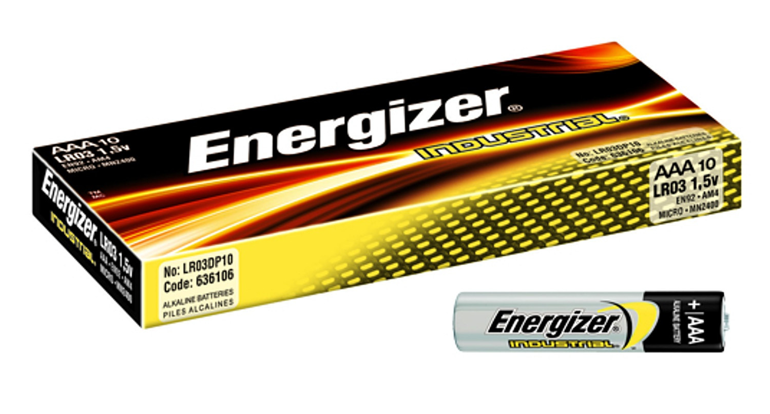 

10 x Baterie Alkaliczne Energizer Industrial LR03