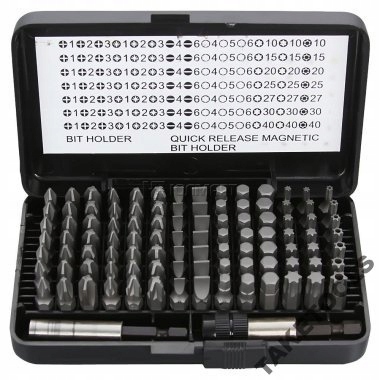 

Hitachi Zestaw Bitów 100EL Bity Torx Hex Wkrętaki