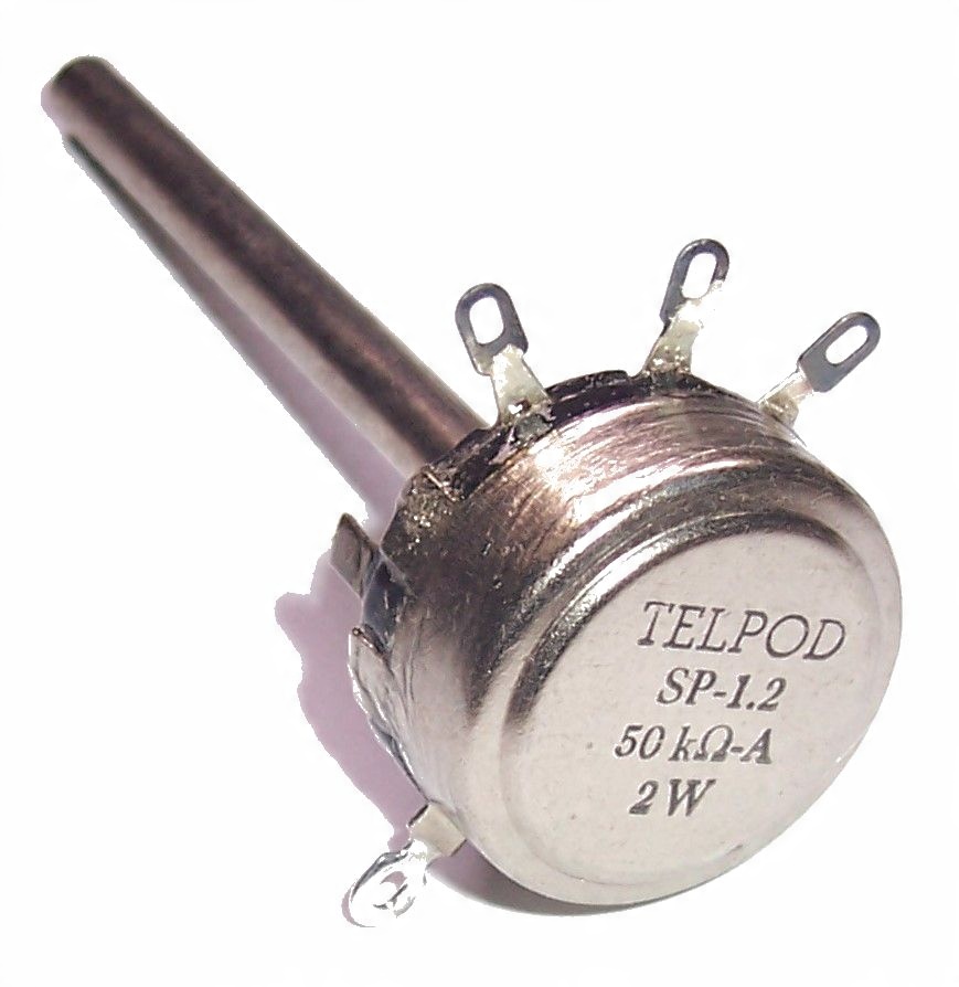 

Potencjometr Telpod SP-1.2 _ 50k A 2W oś 80mm