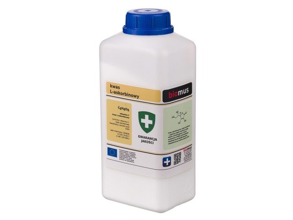 

Kwas L-askorbinowy Witamina C 1kg Biomus