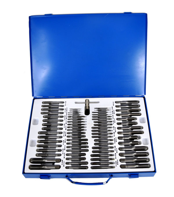 ZESTAW GWINTOWNIKÓW I NARZYNEK 110SZT GWINTOWNIKI