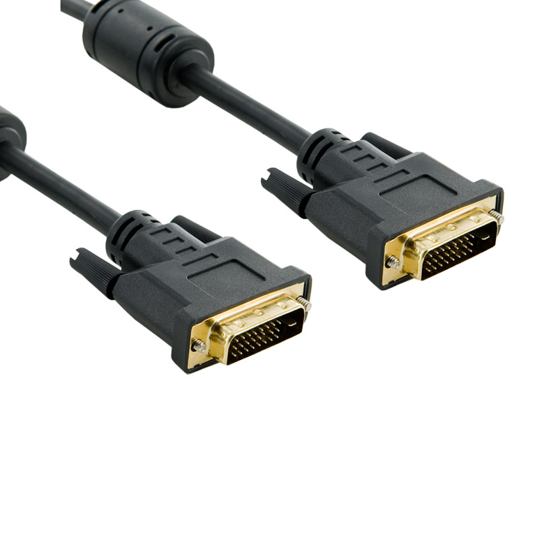 

4W Kabel DVI-D (24+1) 1,8m 2x Ferryt Dual Link