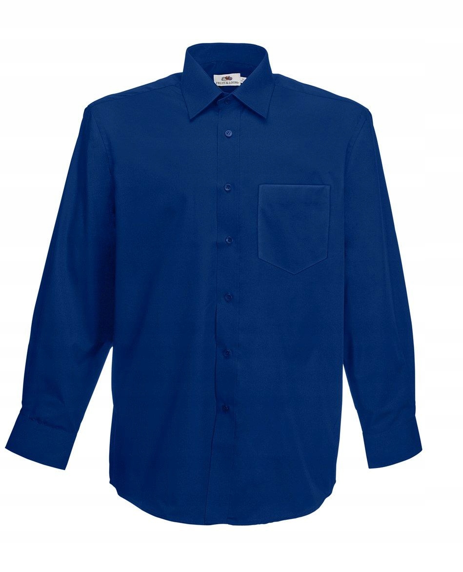 

Men Poplin L/s Shirt Navy XXL