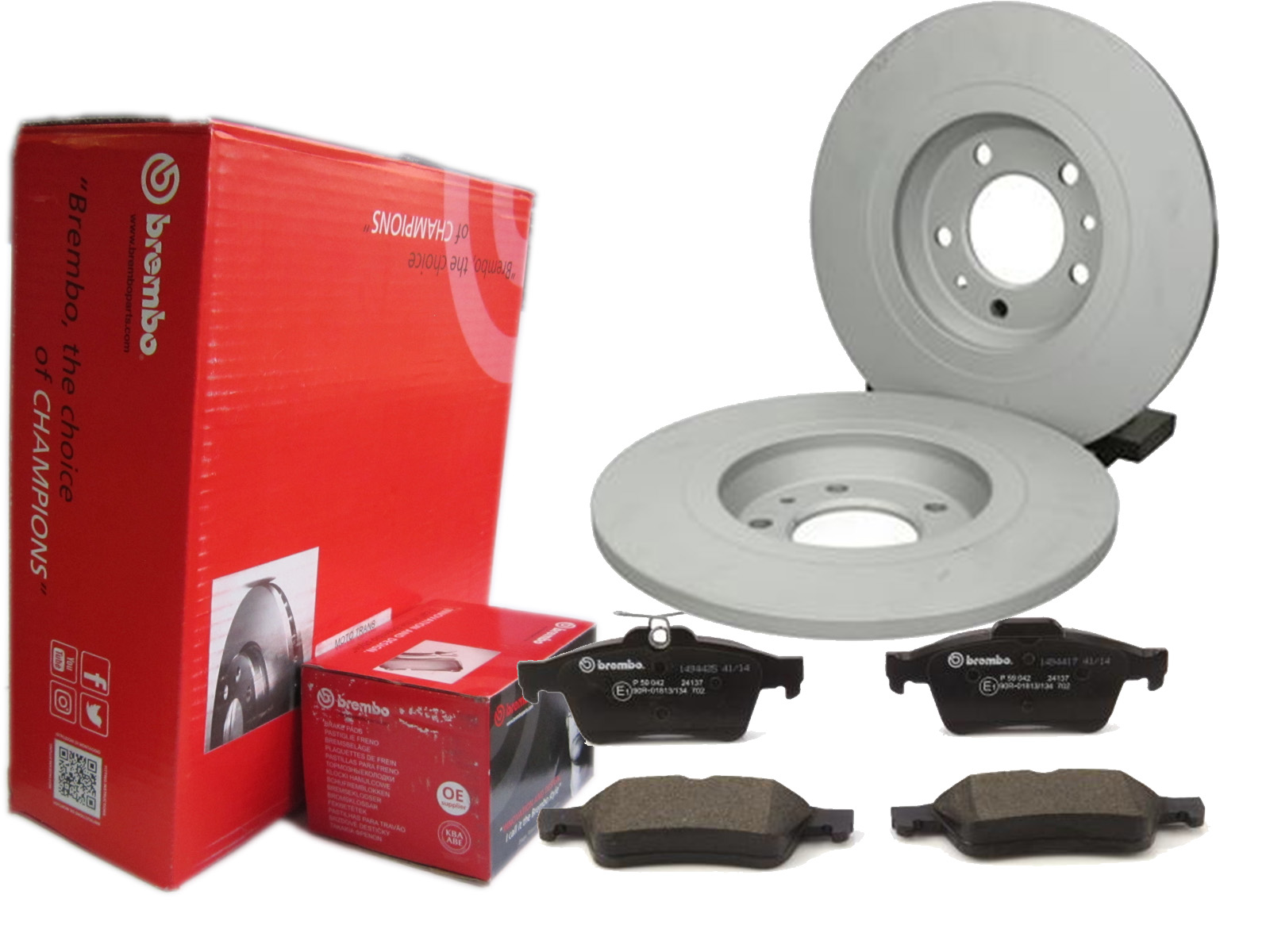 2× 08.8682.11/BRE ДИСК КОЛОДОК. PEUGEOT 407 04- ЗАД. BREMBO + Колодки Тормозное Зад. Brembo P59042 Ford Focus III