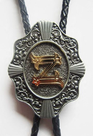 

Bolo krawat country western inicjał Z Zbyszek