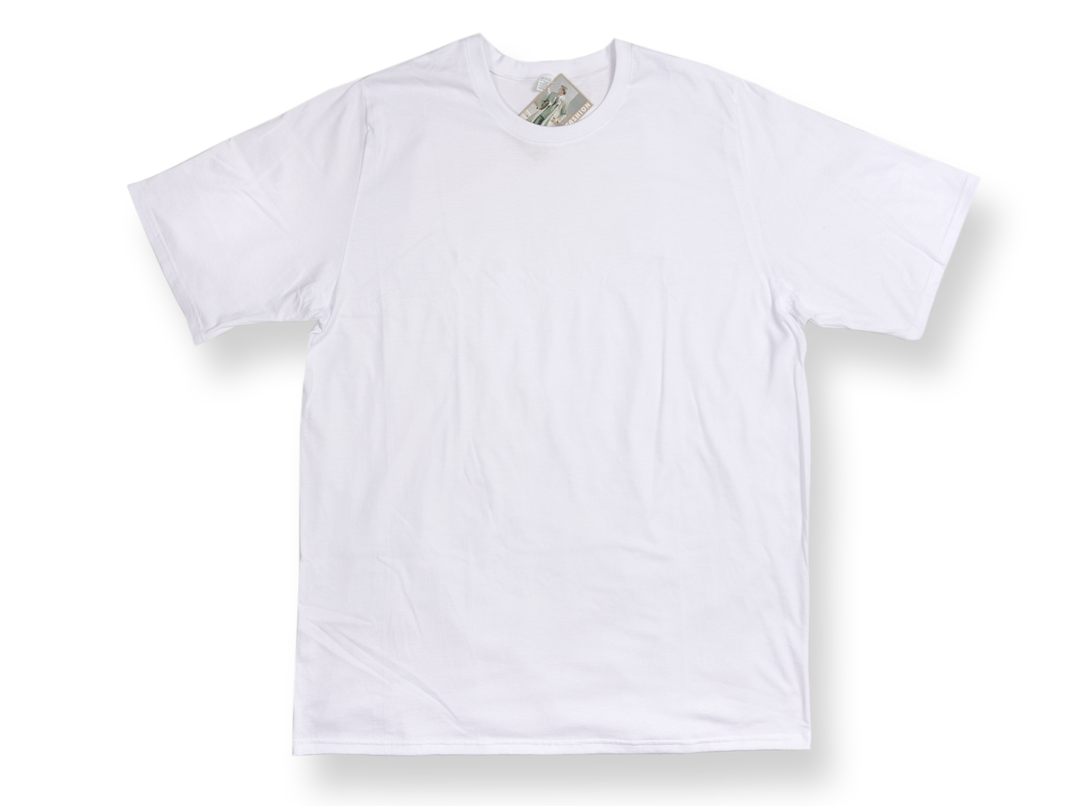

Koszulka T-shirt Męski duży rozmiar 3XL biała