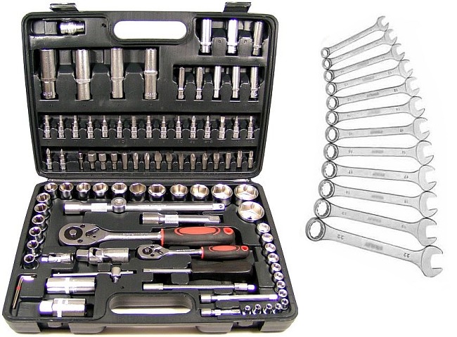 

Zestaw 95EL Kluczy Klucze Nasadowe 6-22mm