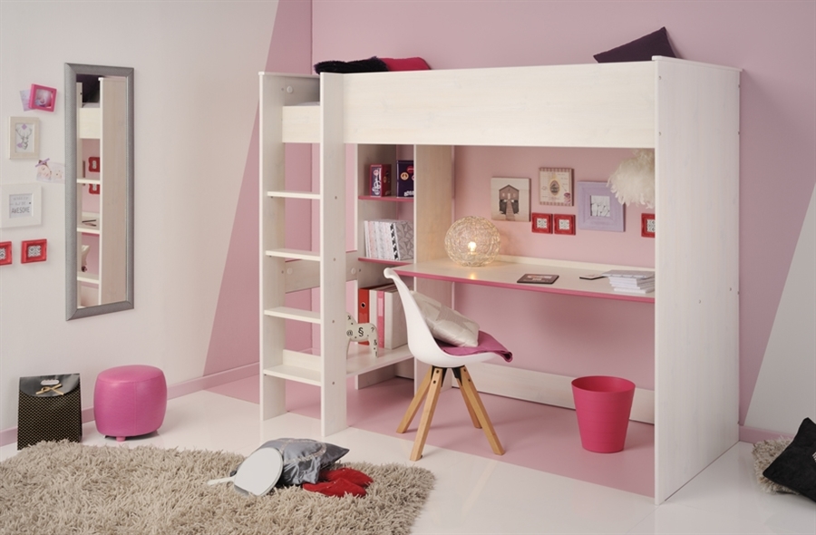 ŁÓŻKO PIĘTROWE SMOOZY DWA KOLORY PROMOCJA ! Kolor obicia biały