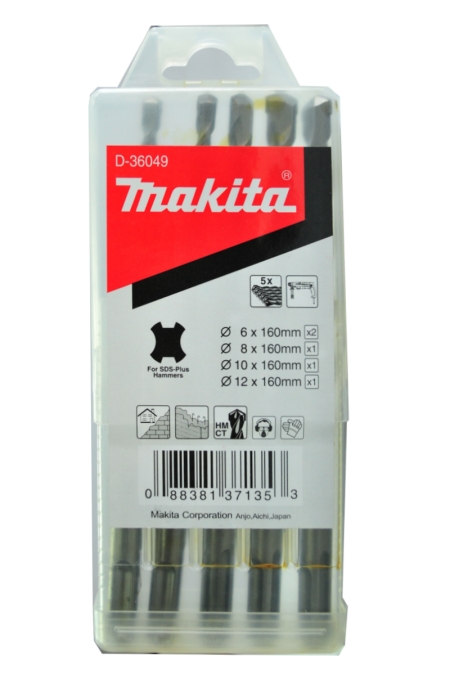 

Makita Zestaw wierteł Sds-plus D-36049