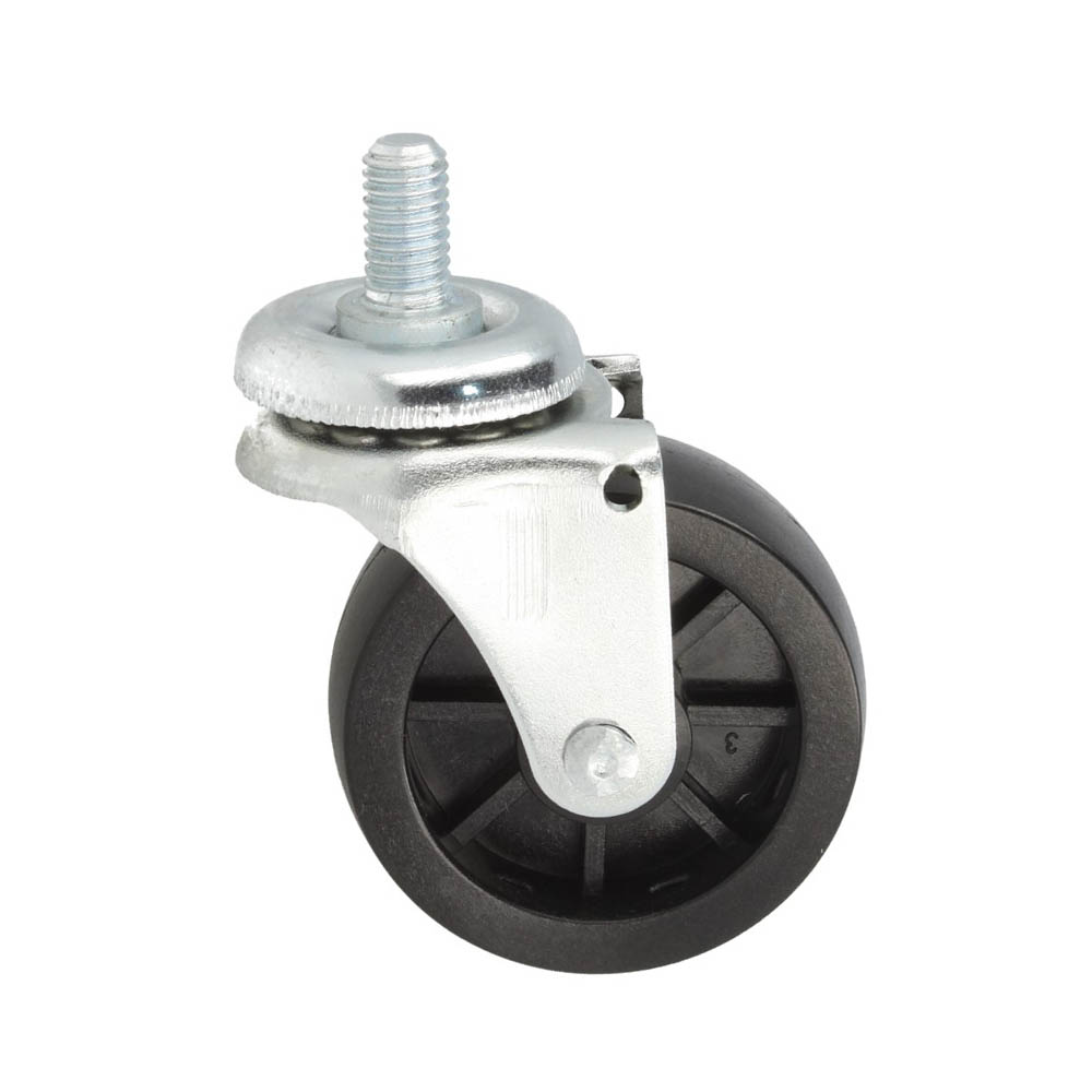 

Rolka kółko meblowe 50mm czarne obrotowe gwint M8