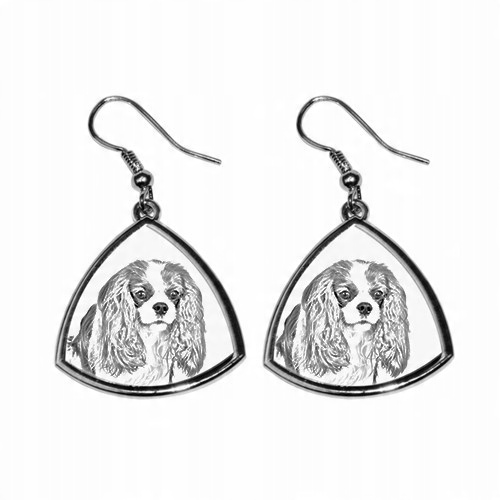 

Cavalier King Charles Spaniel Kolczyki z nadrukiem