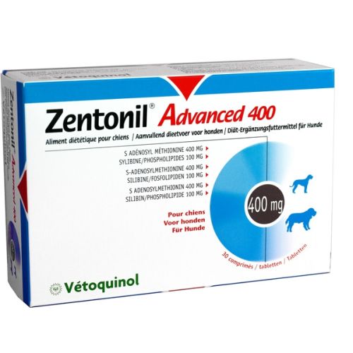 

Vetoquinol Zentonil Advanced 400 mg 30 tabletek