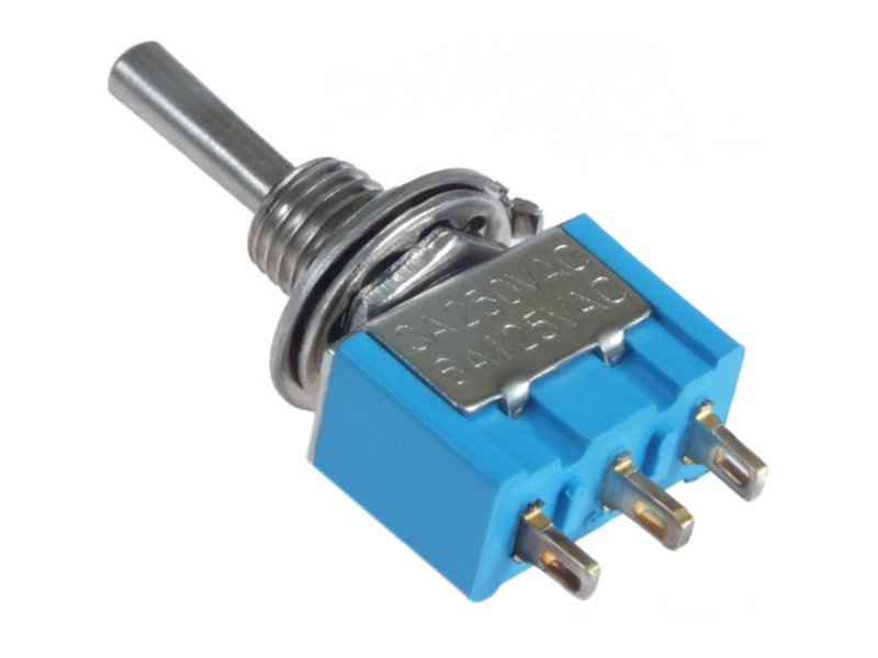 

Przełącznik dzwigniowy 3-pin On-off-on 3A 250VAC