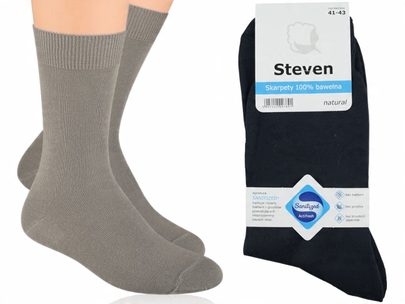 

Skarpety skarpetki Steven 100% Bawełna 38-40