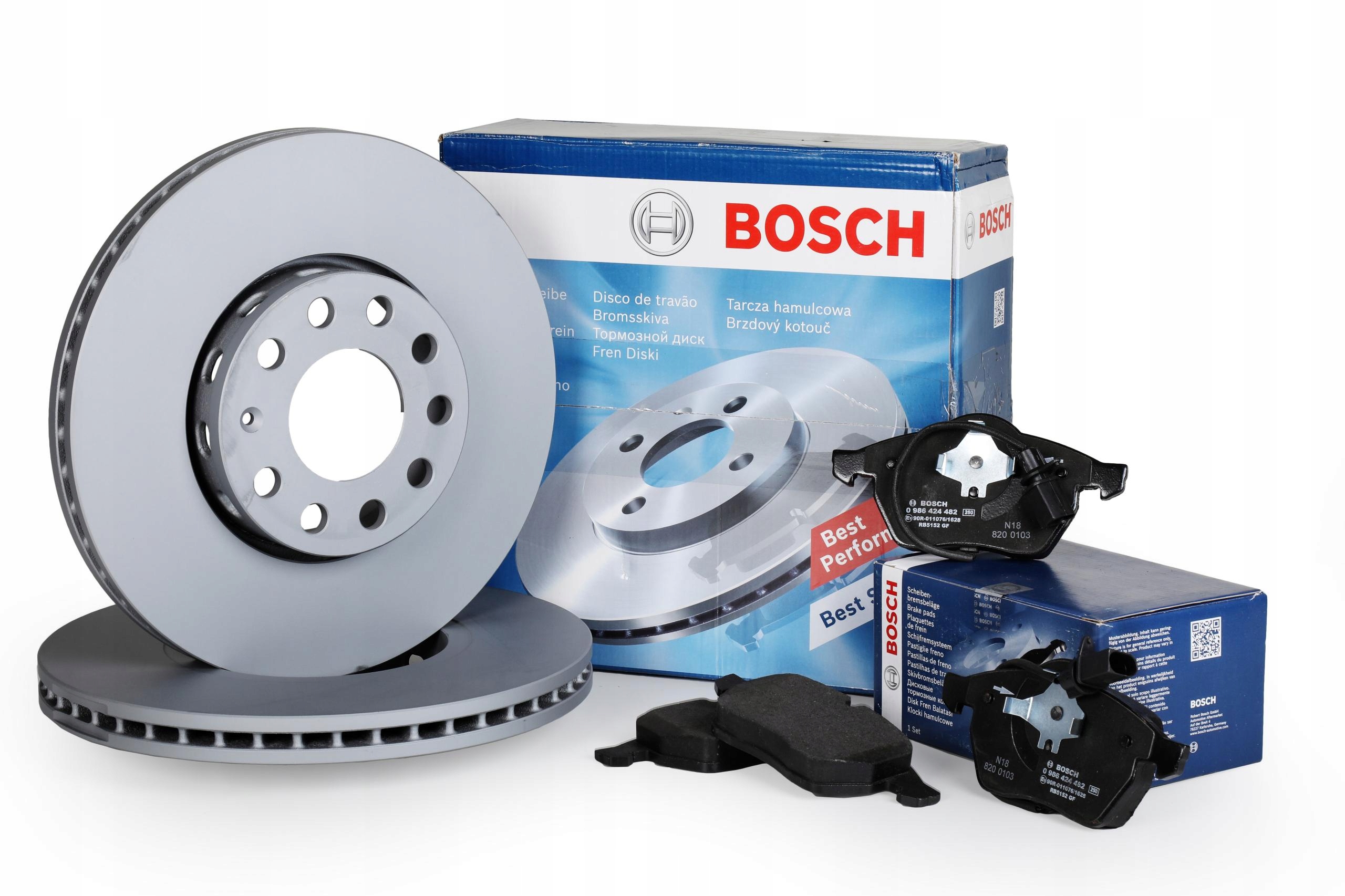 

Tarcze Klocki Bosch Przód Mercedes B W245 288mm