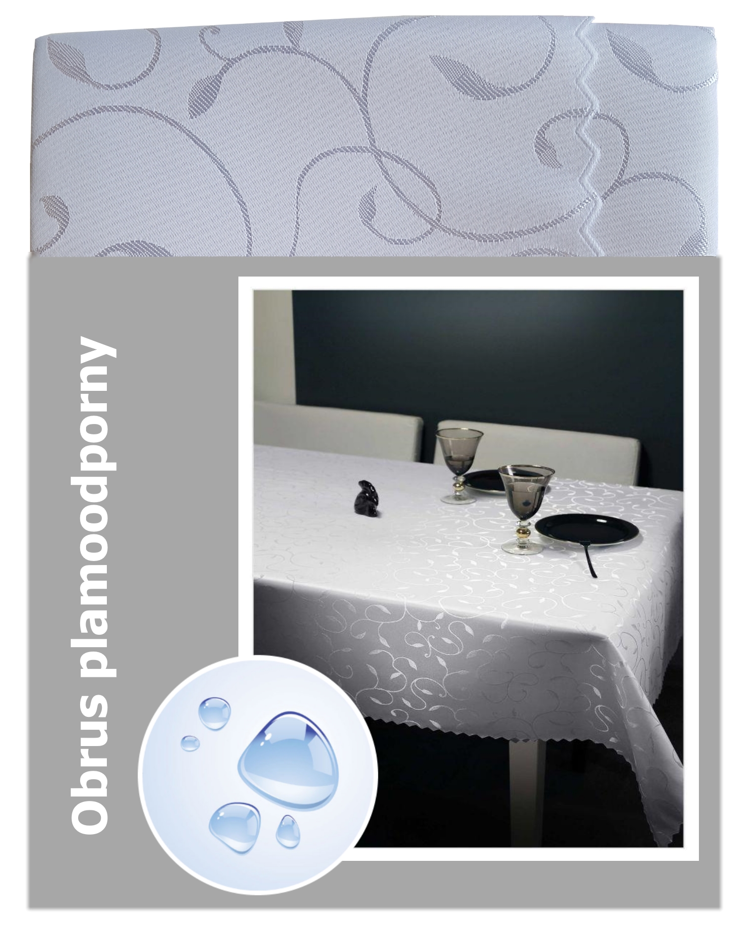 

Obrus Plamoodporny Teflonowany 140X180 Polski